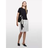 Sisley %100 Pamuk Bisiklet Yakalı T-Shirt Kadın Siyah T-Shirt - 325A3ı1xl101s