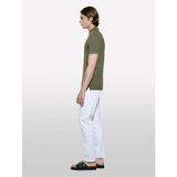 Sisley %100 Pamuk Regular Fit Polo T-Shirt Erkek Yeşil Polo - 325P3089S300T - Haki Yeşili