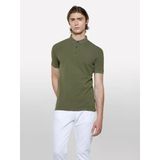 Sisley %100 Pamuk Regular Fit Polo T-Shirt Erkek Yeşil Polo - 325P3089s300t