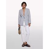 Sisley %100 Pamuk Taş Yıkama Normal Bel Mom Fit Denim Pantolon Kadın Krem Denim Pantolon - 325P4tfhle04ı
