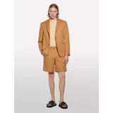 Sisley %100 Pamuk Yırtmaç Detaylı Regular Fit Bermuda Şort Erkek Kahverengi Şort - 325P4gj0s9018