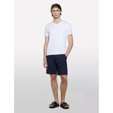 Sisley %100 Pamuk Yırtmaç Detaylı Regular Fit Bermuda Şort Erkek Lacivert Şort - 325P4gj0s9018
