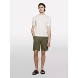 Sisley %100 Pamuk Yırtmaç Detaylı Regular Fit Bermuda Şort Erkek Yeşil Şort - 325P4gj0s9018