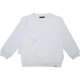 Sisley Beyaz Önü Fırfır Detaylı Kız Çocuk Sweatshirt SIS-G1114