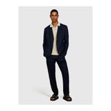 Sisley Erkek %100 Keten Astarsız Rahat Kalıp Ceket 325P2AGHSW01Q-SIS06U