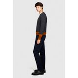 Sisley Esnek Slim Fit Chino Pantolon Erkek Renkli T-Shirt - 323A4JGCSF03E - 44