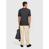 Sisley Esnek Trapered Fit Kargo Pantolon Erkek Beyaz T-Shirt - 323A4aıhsf02v