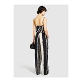 Sisley Kadın %100 Viskoz Tamamı Baskılı Asimetrik Yakalı Palazzo Tulum 324P4WAXLT00I-SIS81A