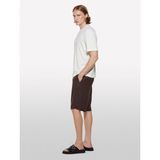 Sisley Keten Karışımlı Bisiklet Yaka Regular Fit T-Shirt Erkek Krem T-Shirt - 325P3D8FS104L - XL