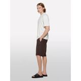 Sisley Keten Karışımlı Bisiklet Yaka Regular Fit T-Shirt Erkek Krem T-Shirt - 325P3d8fs104l