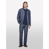 Sisley Keten Karışımlı Büzgü İpli Cepli Jogger Pantolon Erkek Mavi Pantolon - 325P4nzvsf05a