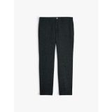 Sisley Keten Karışımlı Slim Confort Fit Pantolon Erkek Siyah Mix Pantolon - 324P434xsf04a