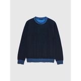 Sisley Koton Karışımlı Bisiklet Yaka Kazak Erkek Koyu Kahverengi Kazak - 323A11bds102t