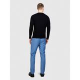 Sisley Koton Karışımlı Bisiklet Yaka Kazak Erkek Siyah Kazak - 324P10F2S1C78 - 2XL