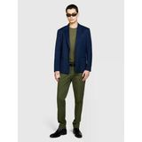 Sisley Pamuk Karışımlı Dar Kesim Chino Pantolon Erkek Yeşil Pantolon - 325P4aıhsf021