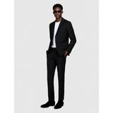 Sisley Poliviskoz Slim Fit Ceket Erkek Siyah Ceket - 323A2KI352Y89 - 48