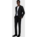 Sisley Poliviskoz Slim Fit Ceket Erkek Siyah Ceket - 323A2kı352y89