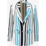 Sisley Regular Fit Mavi Kadın Ceket 2VJDLW024 - 34