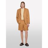 Sisley Sisley %100 Pamuk Yırtmaç Detaylı Regular Fit Bermuda Şort Erkek Kahverengi Şort - 325P4GJ0S9018 - 50