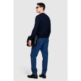 Sisley Sisley Koton Karışımlı Bisiklet Yaka Kazak Erkek Renkli Kazak - 324P10F2S1C78 - Lacivert
