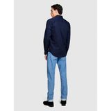 Sisley Sisley Slim Fit Esnek Koton Gömlek Erkek Lacivert Gömlek - 323A5CNX5QL19 - 39