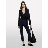Sisley Slim Fit Gabardin Pantolon Kadın Lacivert Pantolon - 324A4aı655ah6