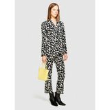 Sisley Slim Fit Siyah - Çok Renkli Kadın Ceket 2OLRLW01V - 34