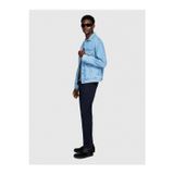 Sisley Slim Fit Vintage Efekt Chino Pantolon Erkek Lacivert Pantolon - 323A4dm6sf02y