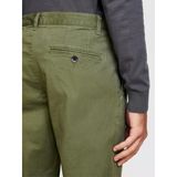 Sisley Slim Fit Vintage Efekt Chino Pantolon Erkek Yeşil T-Shirt - 323A4dm6sf02y