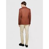 Sisley Streç Pamuklu Kemer Delikli Slim Fit Denim Chino Pantolon Erkek Pembe Pantolon - 324P4hjtsf03n