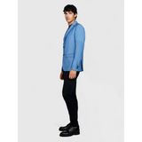 Sisley Streç Pamuklu Kemer Delikli Slim Fit Pantolon Erkek Siyah Pantolon - 324P4AIHSF021