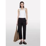 Sisley Streç Pamuklu Normal Bel Straight Fit Pantolon Kadın Siyah Pantolon - 325P4enmle02x