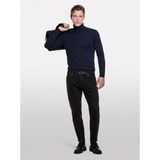 Sisley Yün Karışımlı Slim Fit Kazak Erkek Lacivert Kazak - 324A11BAS200A - Siyah