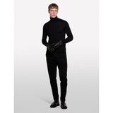 Sisley Yün Karışımlı Slim Fit Kazak Erkek Siyah Kazak - 324A11BAS200A
