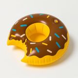 Şişme Bardak ve İçecek Tutucu Setleri – Havuz Partisi Temalı Modeller (Siyah Donut)