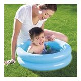 Şişme Bebek Havuzu 61x15 2 Halkalı Mavi 51061