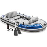 Şişme Bot Seti - Intex - Excursion 4 - 315CM - 4 Kişilik (68324) - . - Çok Renkli