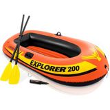 Şişme Bot Seti - Intex - Explorer 200 - 185CM - 2 Kişilik (58331) - . - Çok Renkli