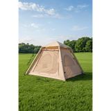 Şişme Kamp Çadırı 4 Kişilik 4 Mevsim 220x220x175 cm Çadır Pompalı Su Geçirmez Kolay Kurulum