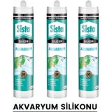 Sista Akvaryum Silikonu Şeffaf 310 ML 3 Adet