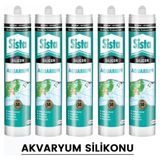 Sista Akvaryum Silikonu (Şeffaf) 340 gr 5 Ad ( Yeni Tarihli ) Akvaryum