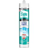 Sista Extra White Silikon Çok Amaçlı ve Su Geçirmez Mutfak ve Banyo Silikonu, Sıhhi Tesisat İçinSilikon, 280 ml'lik 1 Kartuş