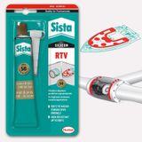 Sista Rtv Silikon Kırmızı Sıvı Conta Tüp 50Gr Kırmızı