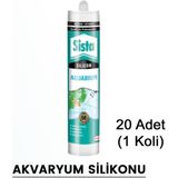 Sista Seffaf Akvaryum Silikonu 310 Ml Henkel (20 Adet)