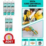 Sista Şeffaf Silikon - 5 ADET