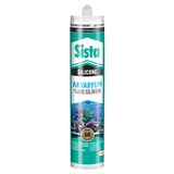 Sista Silikon Mastik Aquarium, Balıklara Zarar Vermeyen Akvaryum Silikonu, UV Dirençli Silikon Mastik, Elastikiyeti Yüksek Güçlü Yapıştırıcı, 1x280ml