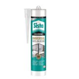 Sista Silikon Mastik Universal, Çeşitli Yapı Elemanlarının Dolgusu ve Yapıştırılması için Güçlü Yapıştırıcı, Solventsiz, Çok amaçlı Yapı Malzemesi, 1x280ml Beyaz