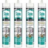 Sista Üniversal Silikon Şeffaf 280ML 4 Adet