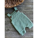Sistaful El Örgüsü Bebek Çocuk Tulum - 2 - 3 Yaş - Açık Mavi
