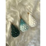Sistaful Yılbaşı Ağacı Hediyelik Kokulu Mum Seti %100 Soya Wax - 3'lü Set - Yeşil
